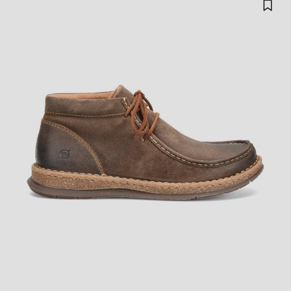 Men's Brown Leather Ankle Boots sze 10 - Picture 3 of 7